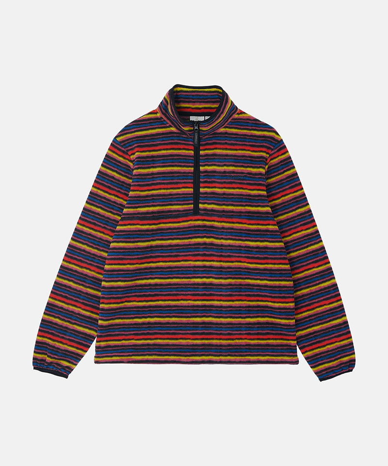 Gramicci Thermal Fleece Pullover in Multi-Stripe, product shot