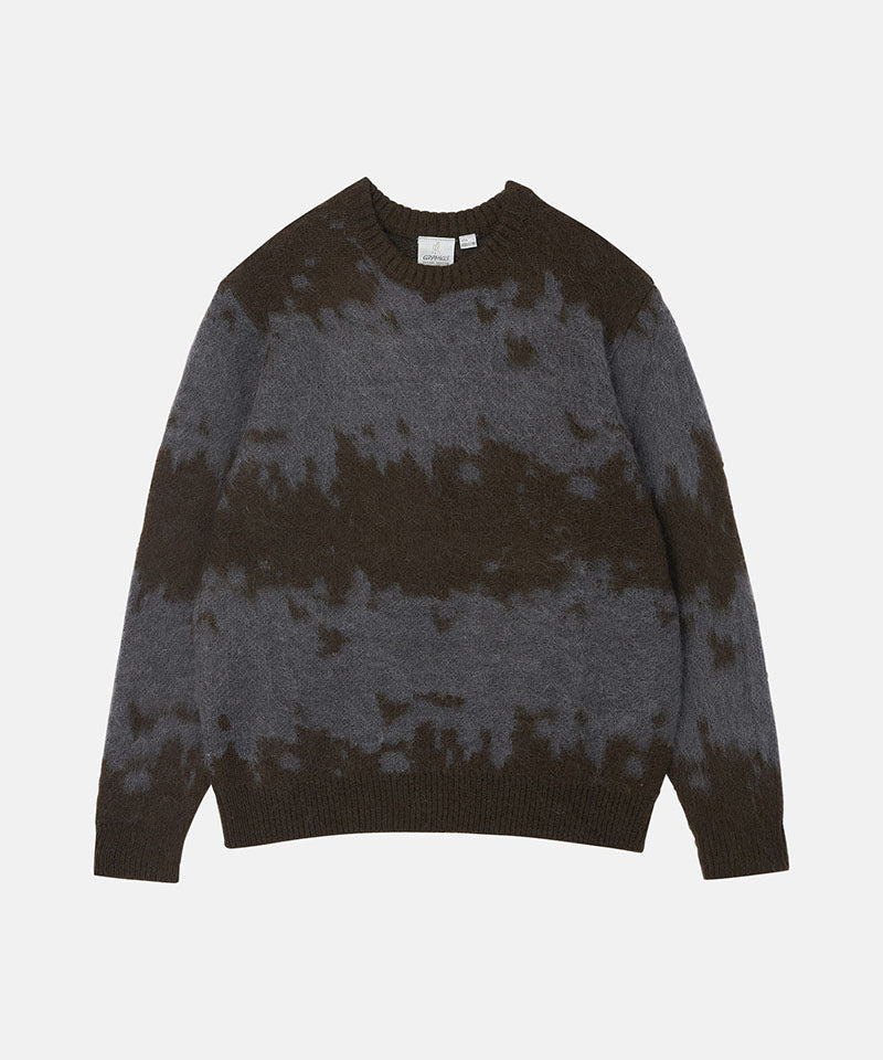 Gramicci Mohair Splatter Sweater in Slate Splatter, product shot