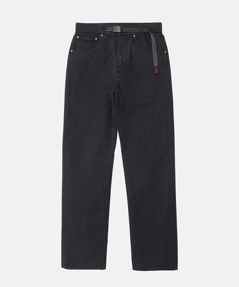 Gramicci Japanese 5-Pocket Denim Pant in True Black, product shot
