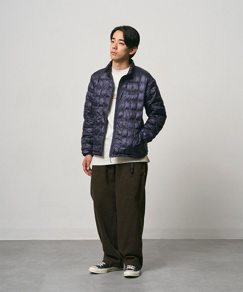 Gramicci Hemp Relaxed Pant in Earth, on model