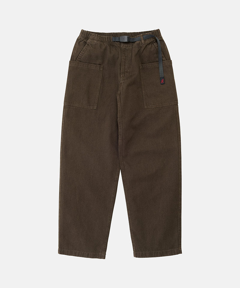 Gramicci Hemp Relaxed Pant in Earth, front product shot