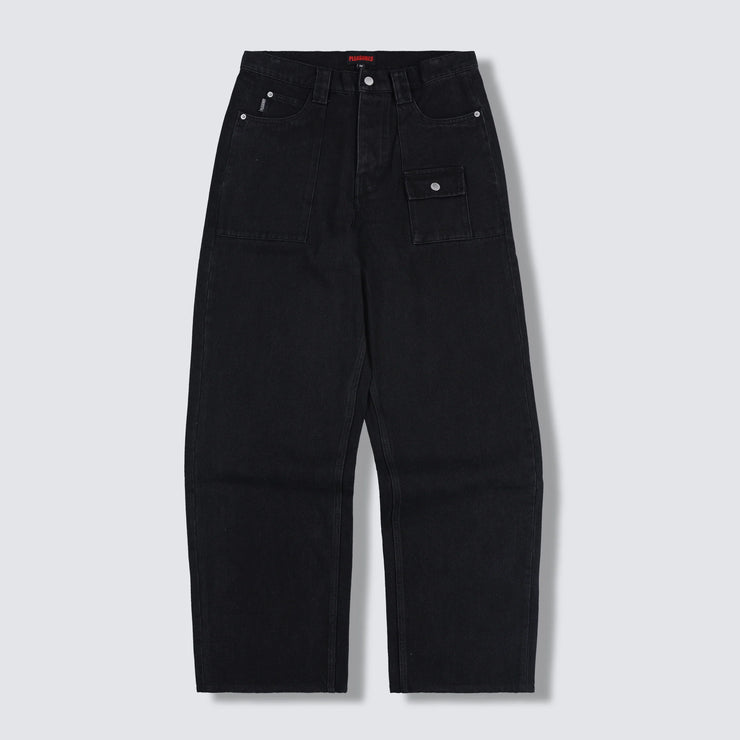 Pleasures | Grind Baggy Jeans Black