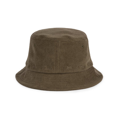 Dime | Terry Cloth Bucket Hat Olive - Gallery Streetwear