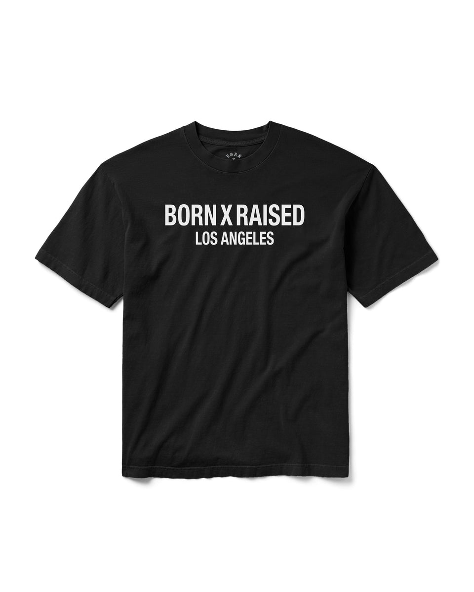 Born X Raised Headline Tee - Black