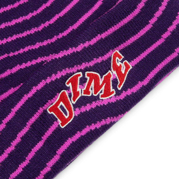 Dime | Wave Cuff Beanie Burgundy - Gallery Streetwear