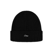 Dime | Cursive Fold Beanie Black - Gallery Streetwear