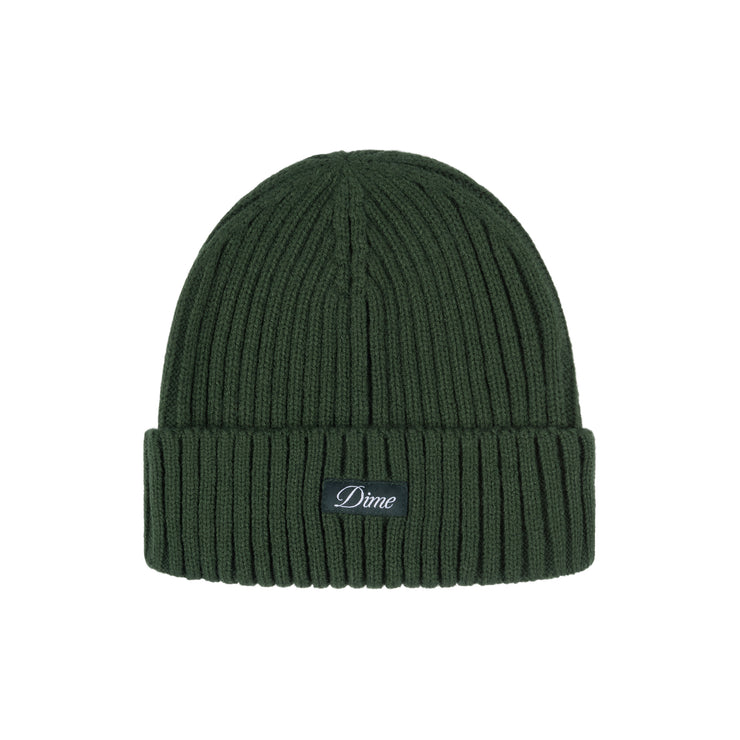 Dime | Cursive Fold Beanie Forest - Gallery Streetwear