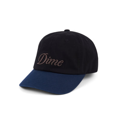 Dime | Cursive Low Pro Cap Black/Midnight - Gallery Streetwear