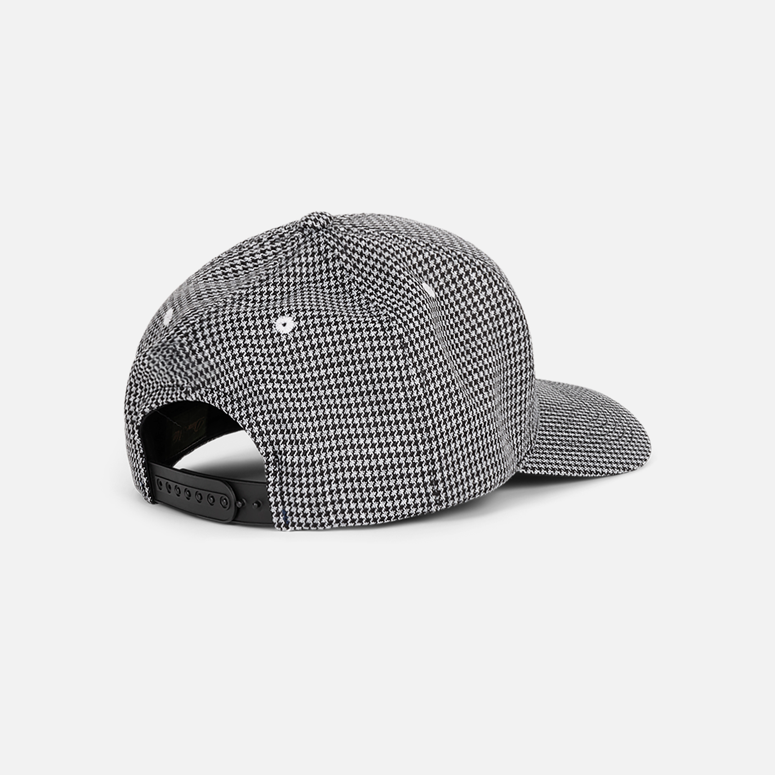 Dime MTL Classic Houndstooth Low Pro Cap Black — product shot