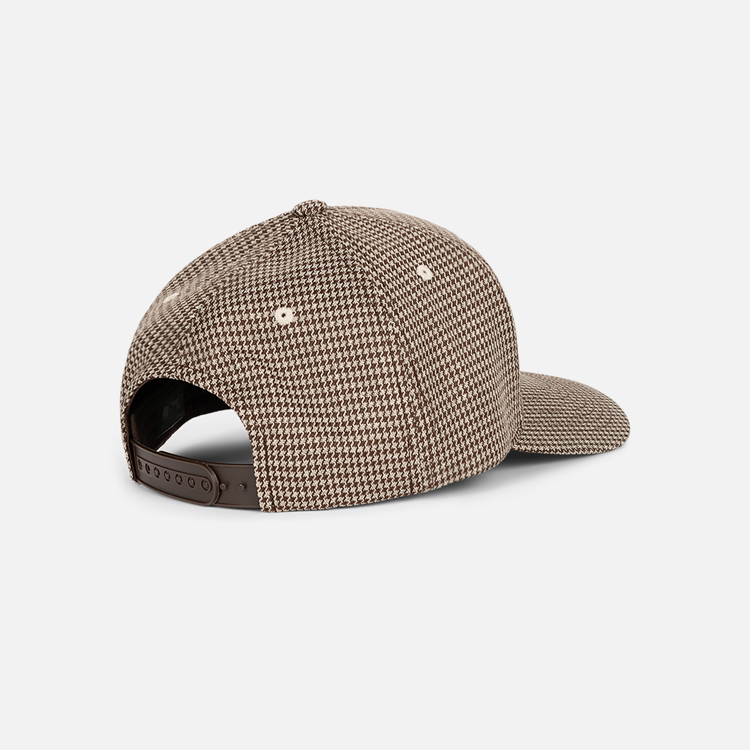 Dime MTL Classic Houndstooth Low Pro Cap Camel — product shot