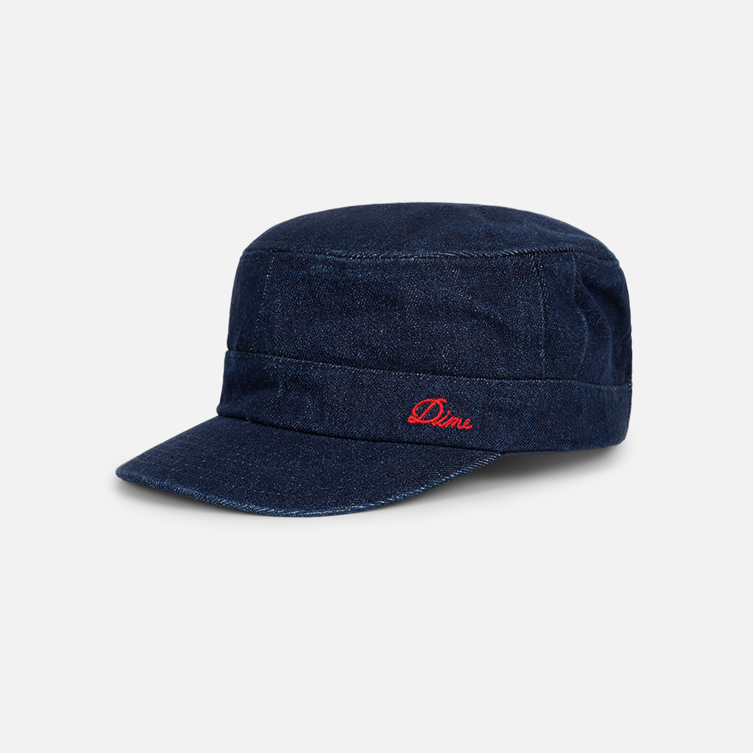 Dime MTL Denim Painter Cap Indigo — product shot