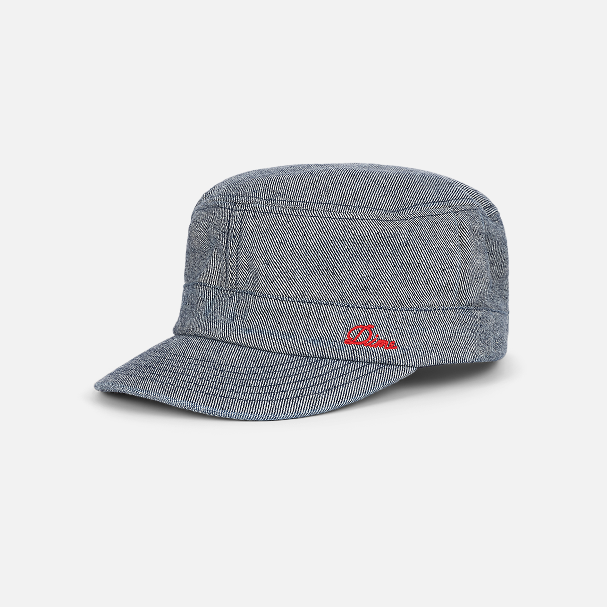 Dime MTL Denim Painter Cap Reversed Indigo — product shot