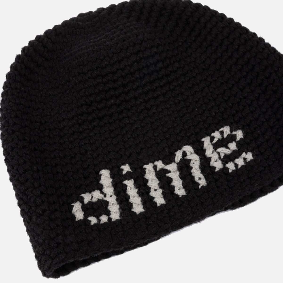 Dime MTL Crochet Skully Black — detail