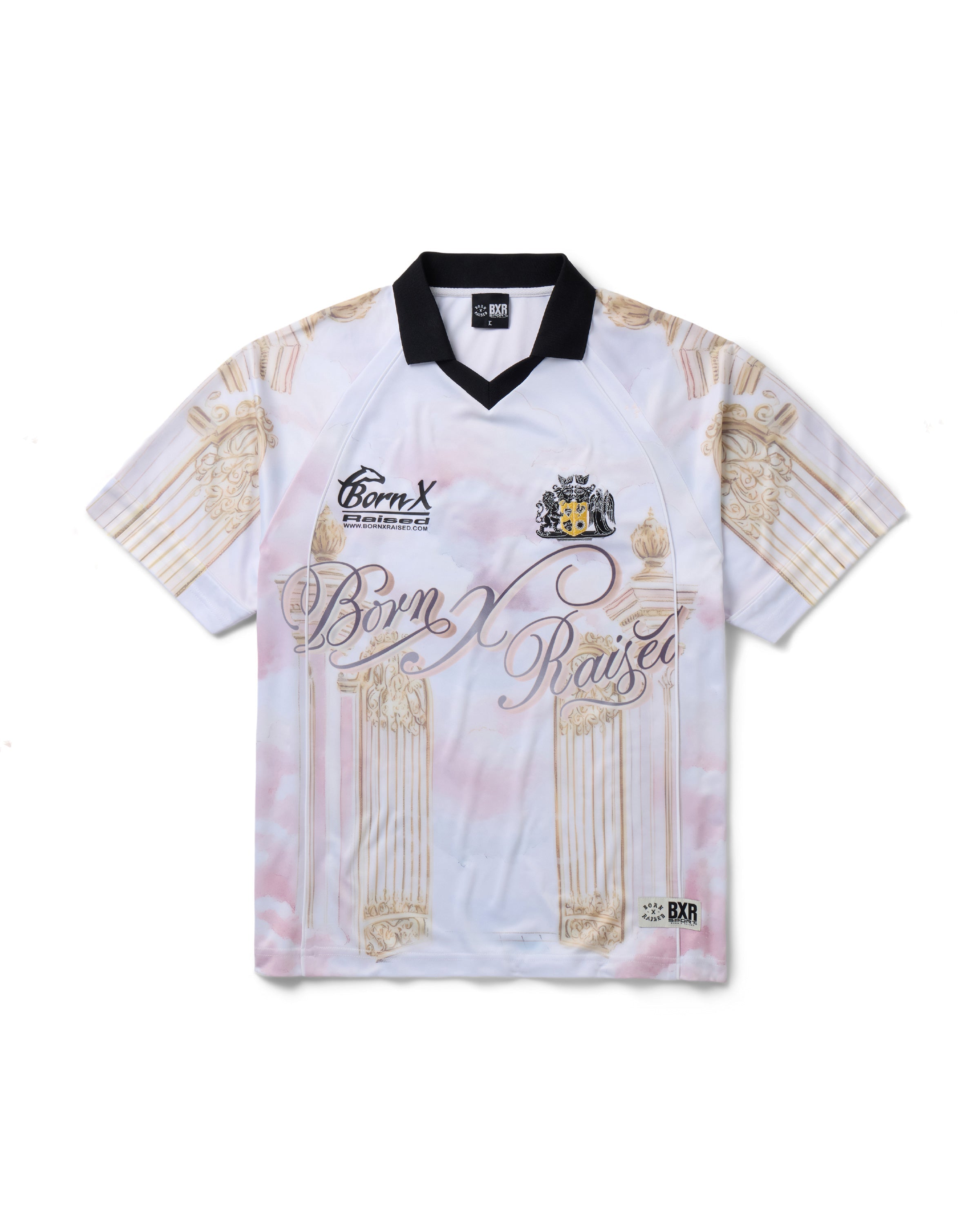 Born X Raised Heaven Soccer Jersey - Lavender - front