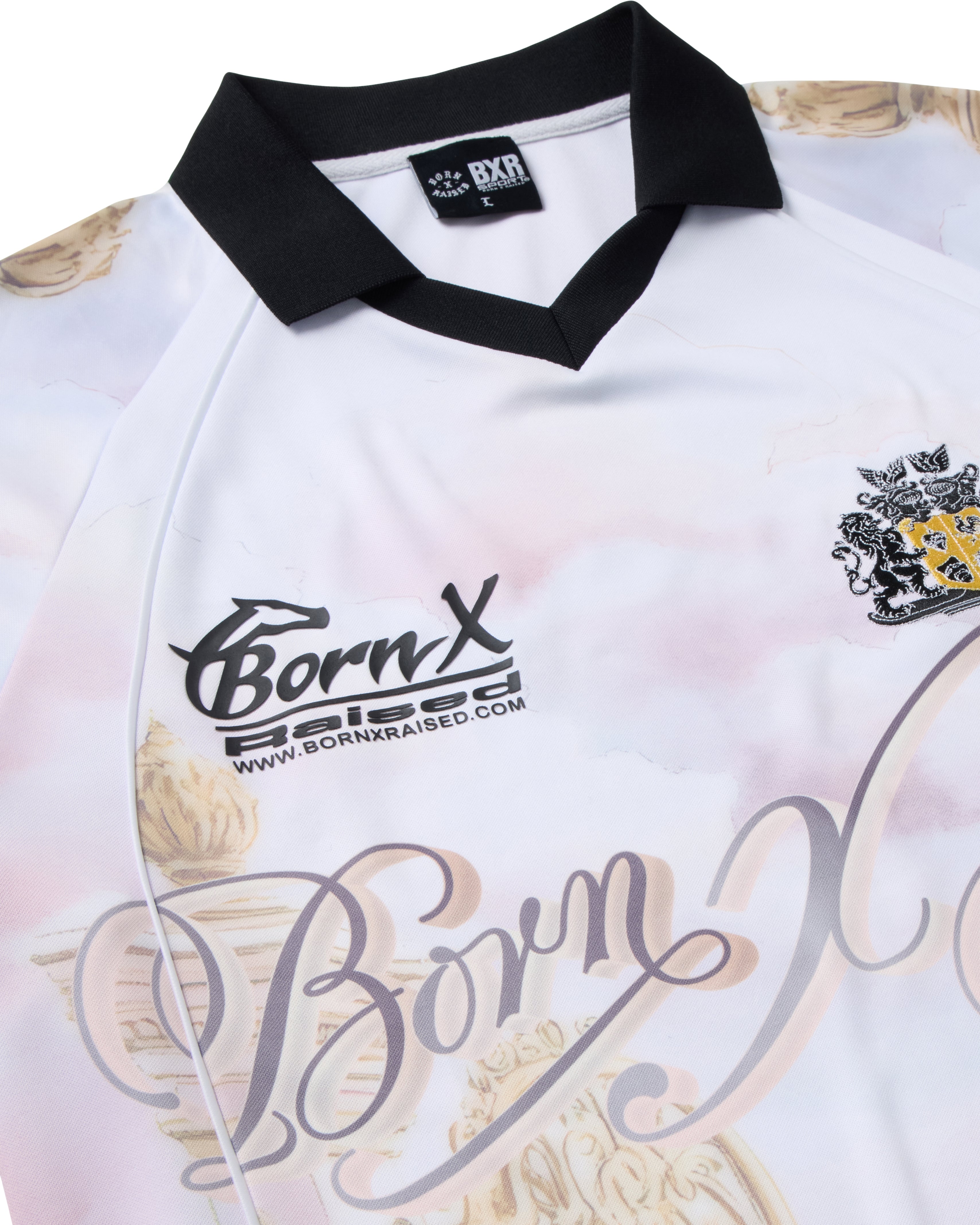 Born X Raised Heaven Soccer Jersey - Lavender - detail