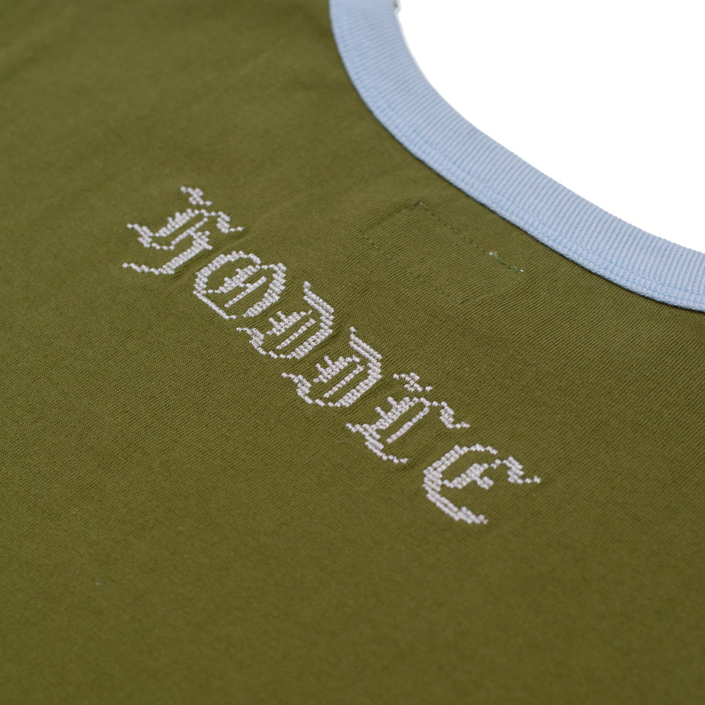 Hoddle Teenage Smoker Tee green – worn