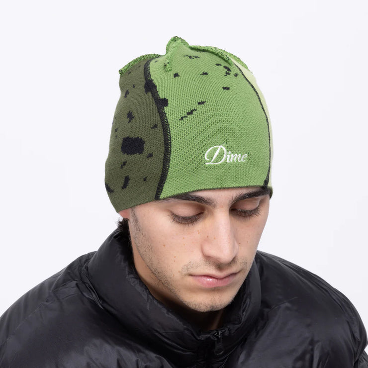 Dime MTL | Reverse stitch skully Green