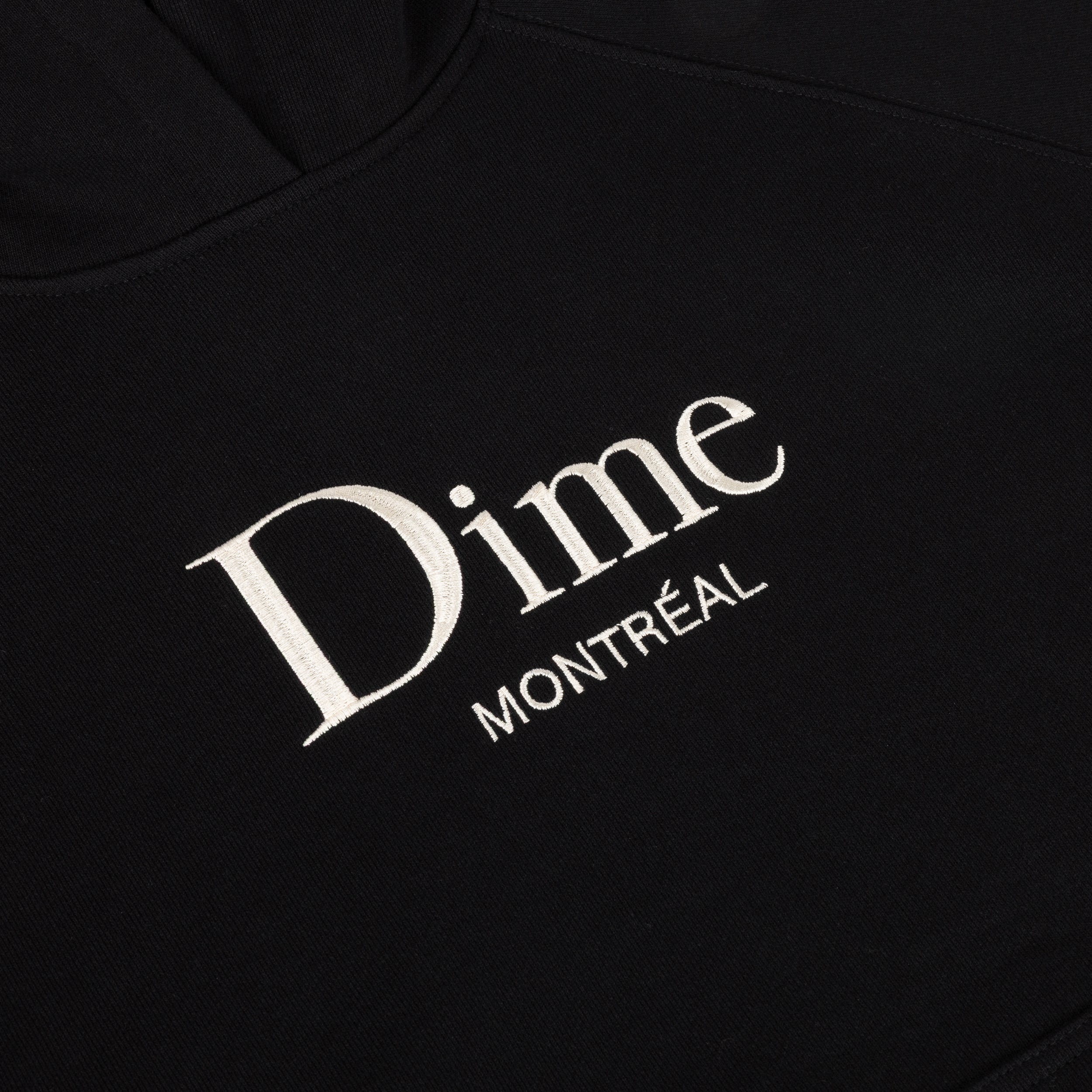 Dime MTL Classic Dime Mtl Hoodie Black — detail