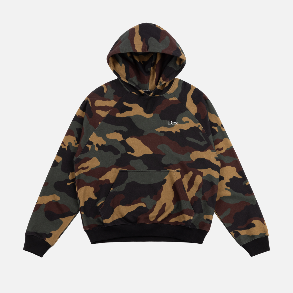Dime MTL Classic Logo Hoodie Dark Camo — product shot