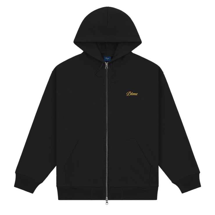 Dime | Cursive Zip Black