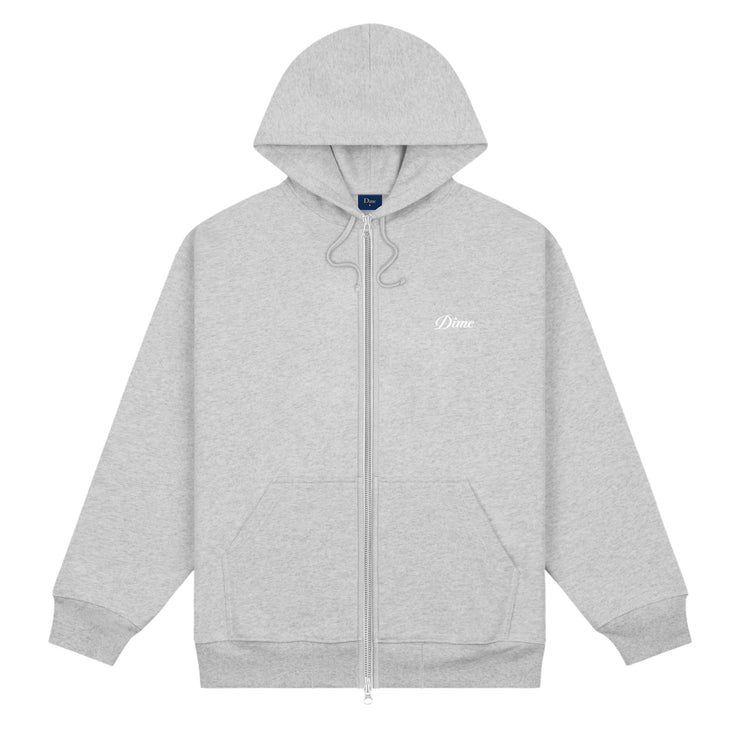 Dime | Cursive Zip Heather Grey