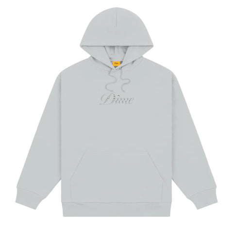 Dime | Icy cursive hoodie - Stone silver - Gallery Streetwear