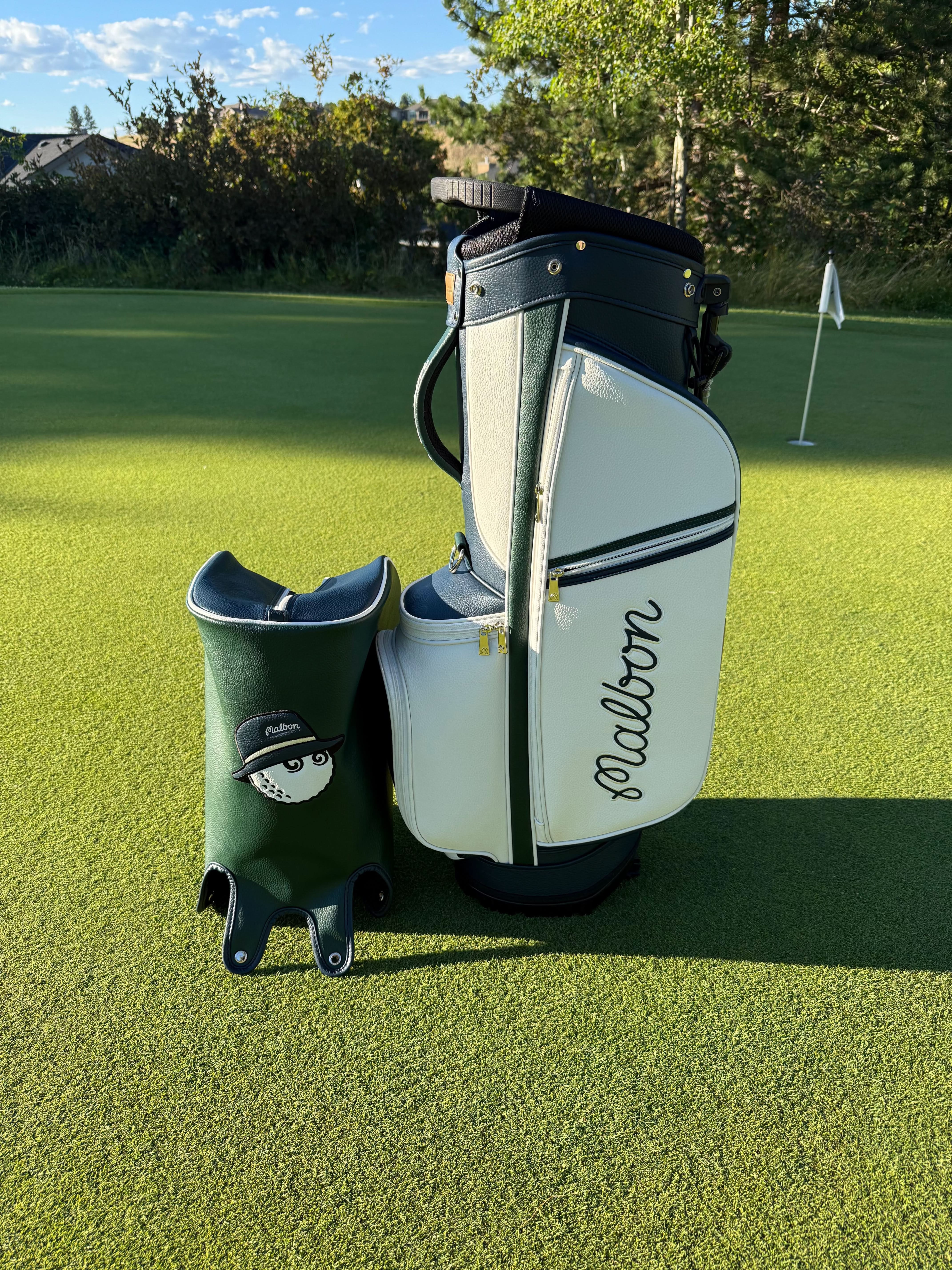 Malbon Golf | Stand Bag – Green/Blue