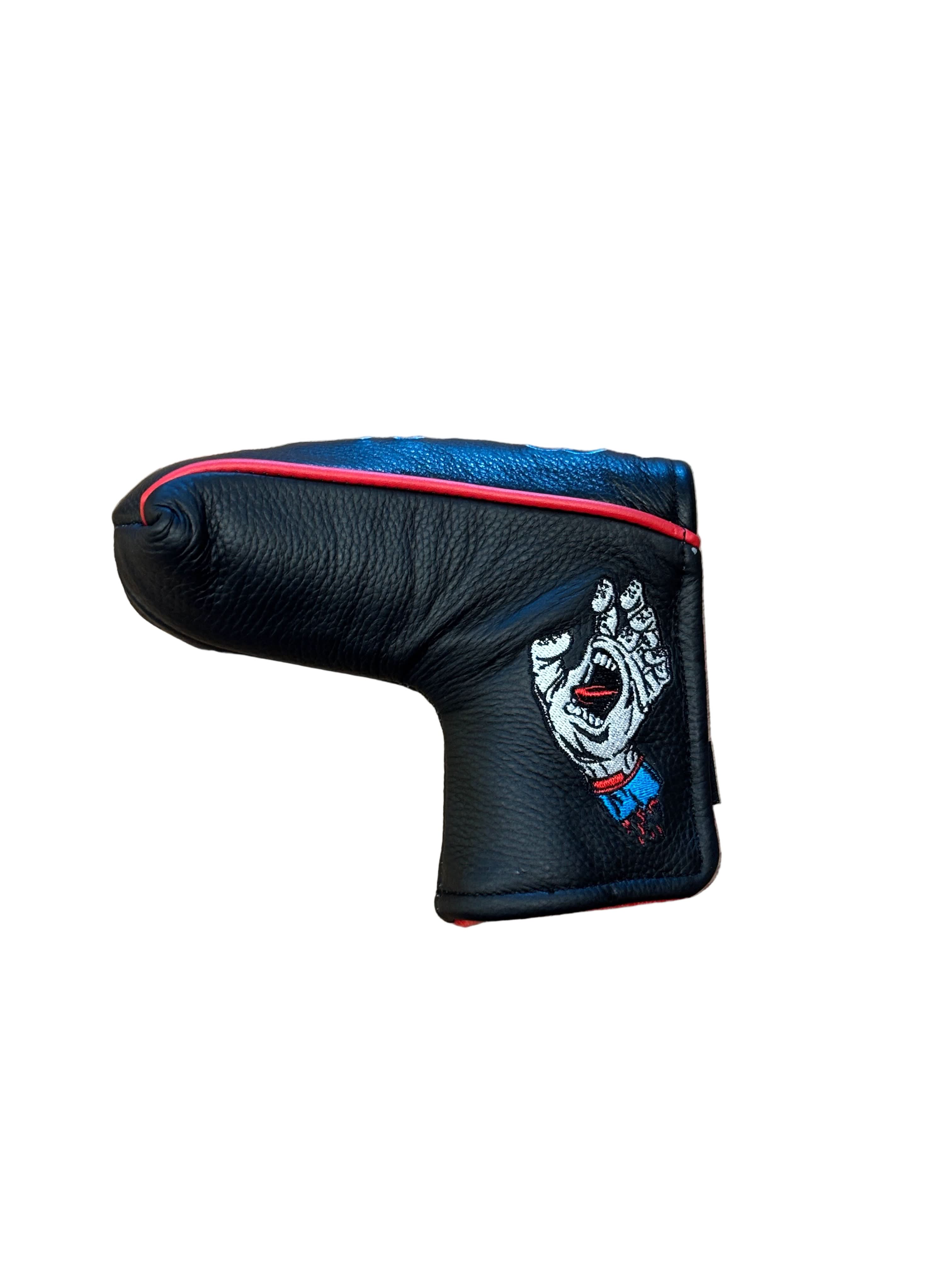 Malbon Golf x Santa Cruz | Blade Cover screaming hand logo