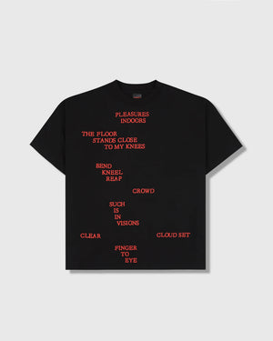 Pleasures Indoors T-Shirt Black