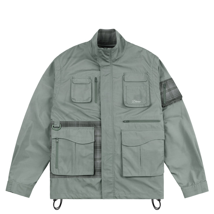 Dime MTL | Fishing Zip-off Jacket Olive