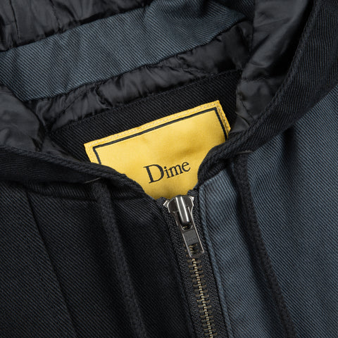 Dime | Panel denim Hooded Bomber - Gallery Streetwear