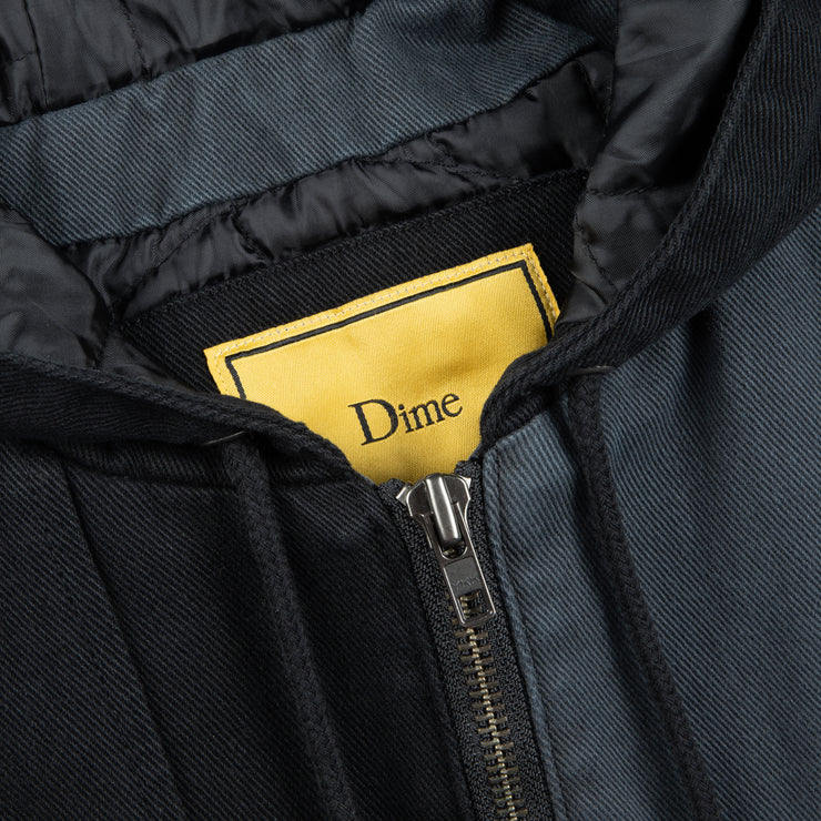 Dime | Panel denim Hooded Bomber - Gallery Streetwear