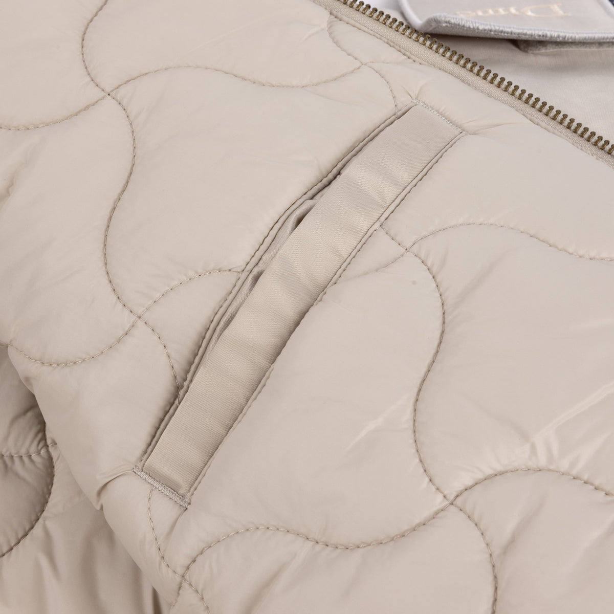 Dime MTL Utility Bomber Jacket Pearl — detail