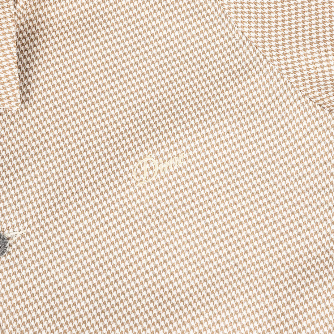Dime MTL Houndstooth Jacket Beige
