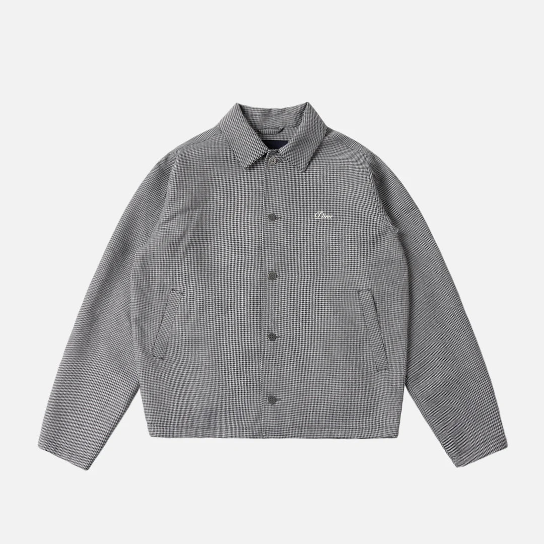 Dime MTL Houndstooth Jacket Grey