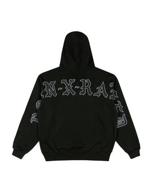 Born X Raised BXR Jumbo Arch Hoodie - Black