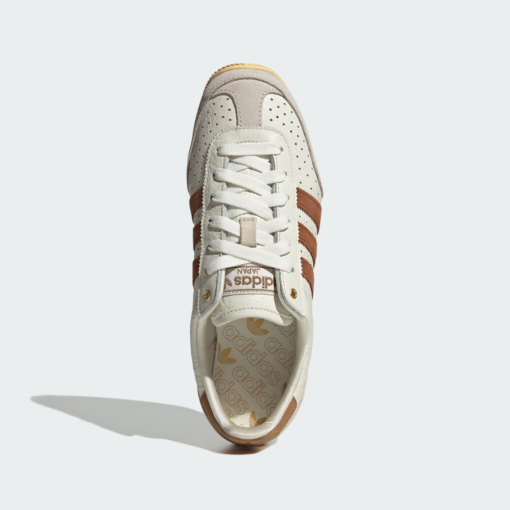 Adidas Women's Japan Off White Dusky Bronze pair angled view