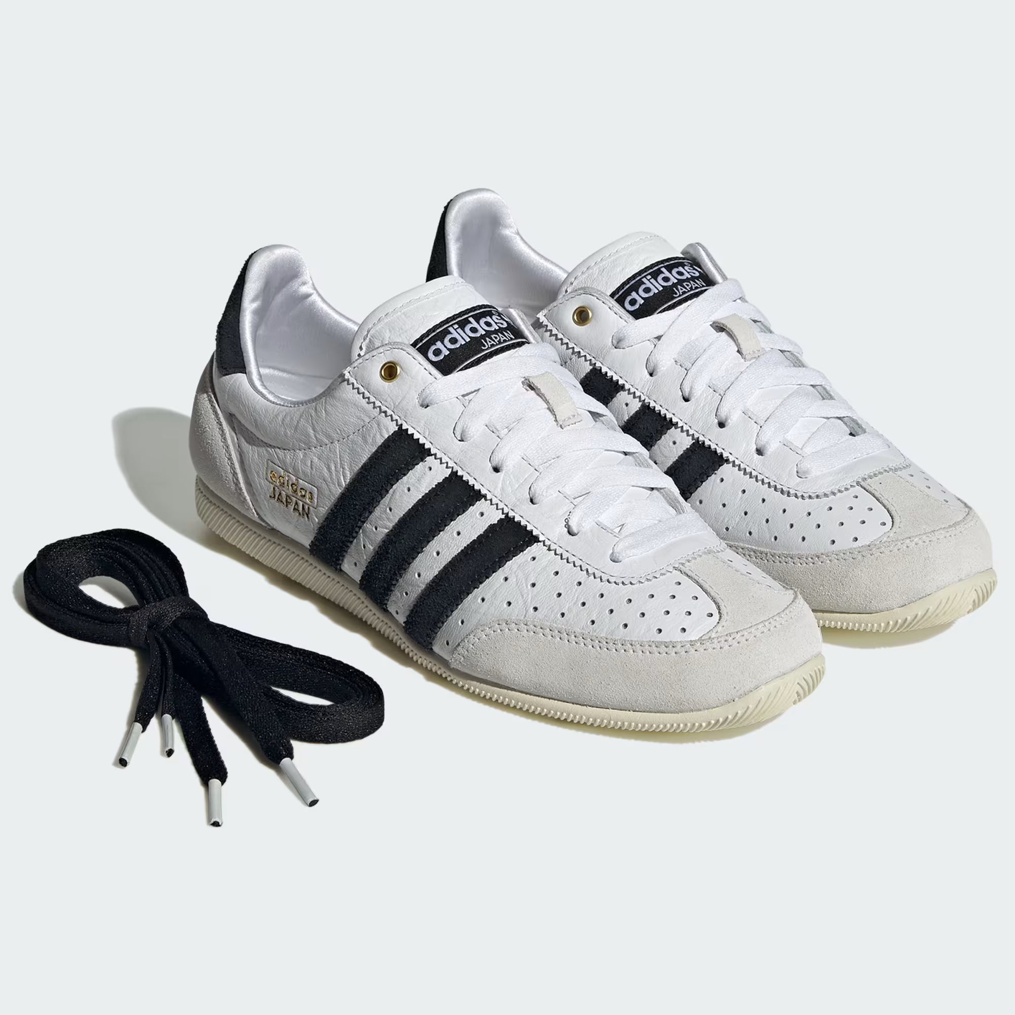 Adidas Women’s Japan Shoe — Cloud White / Core Black now available at Gallery Streetwear Canada, Kelowna's only place to find Japan shoes
