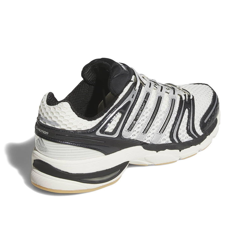 adidas Adistar Control 5 Off White - rear angled view with metallic overlays