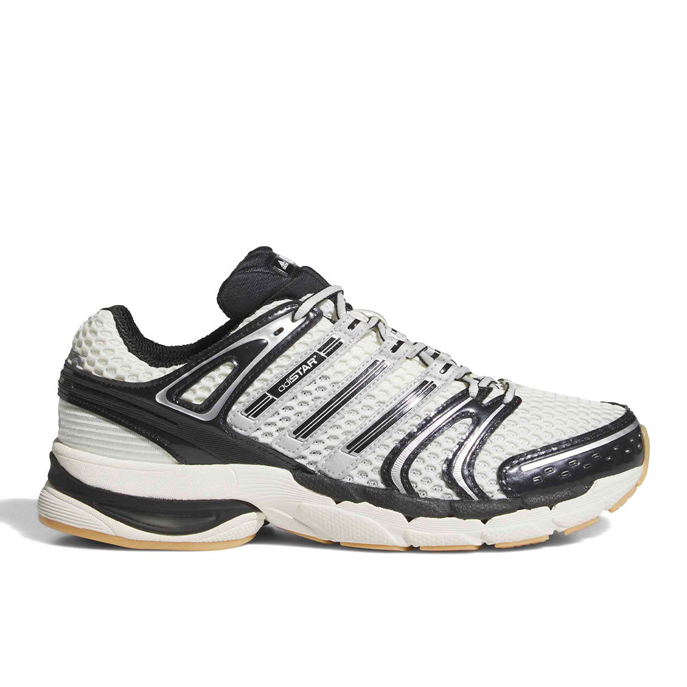 adidas Men's Adistar Control 5 Off White Black Light Grey - lateral side view