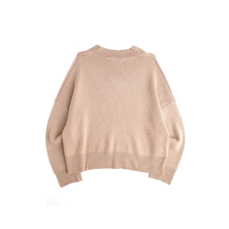 Jungles Jungles | Logo V-neck Knit Sweater back