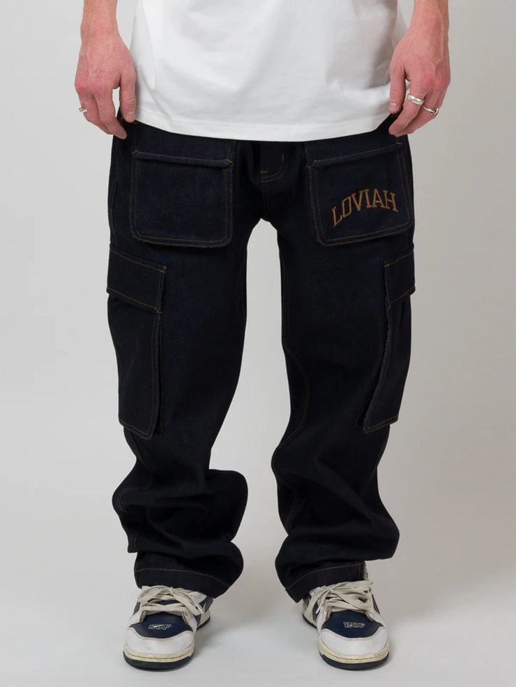 Loviah | Baggy Denim Cargo Pants 3