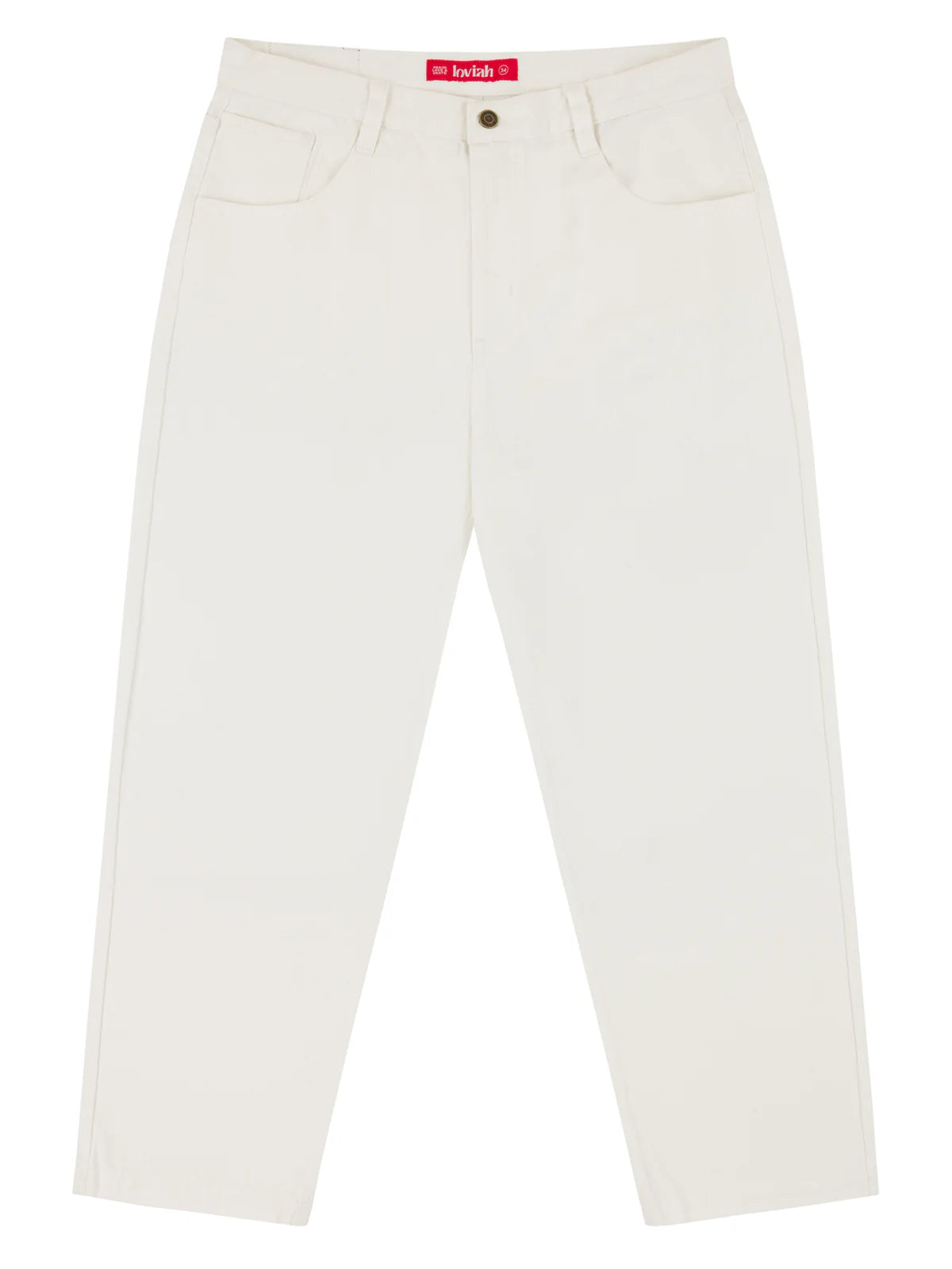 Loviah | 1990 Baggy Denim Pants Bleach Sand Wash