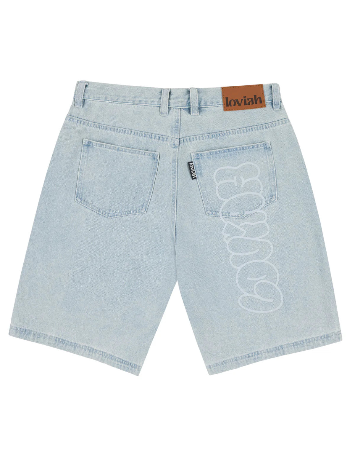 Loviah | Jhorts Denim Shorts White Blue Wash