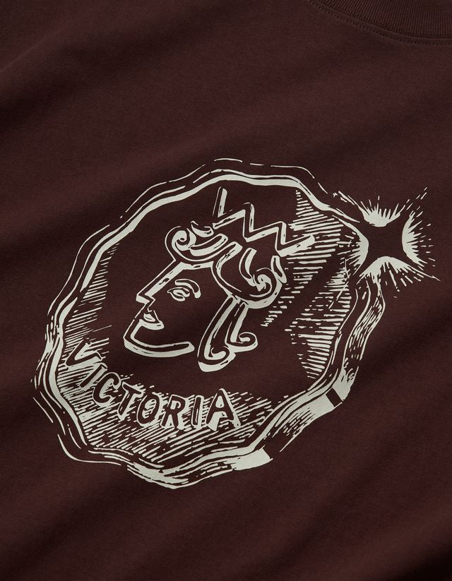 Victoria HK QH Coin S/S Tee Brown