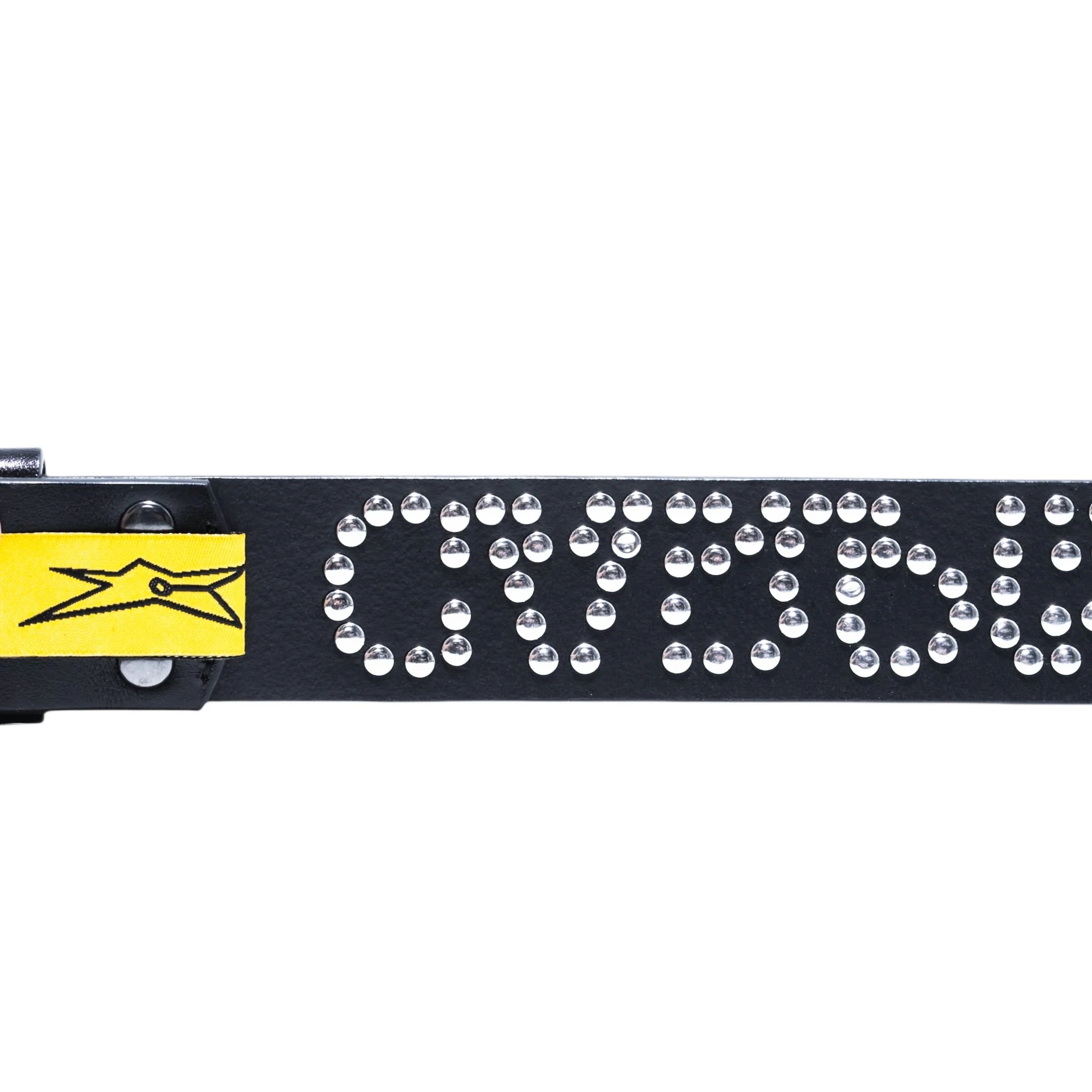 Carpet Company Riveted Leather Belt – Black