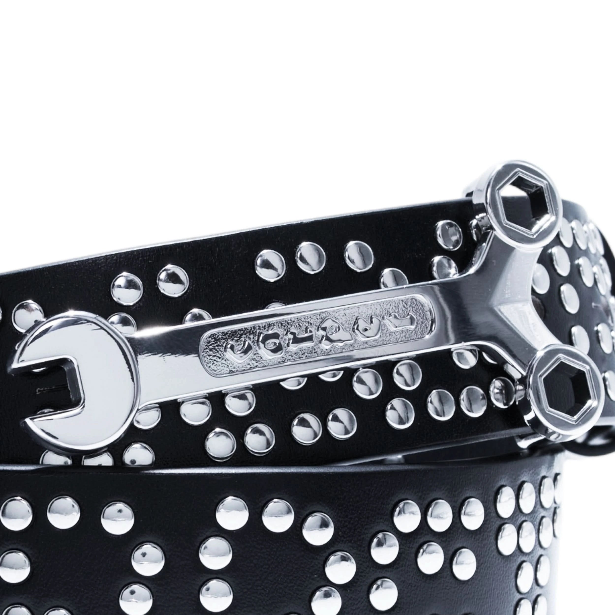 Carpet Company Riveted Leather Belt – Black