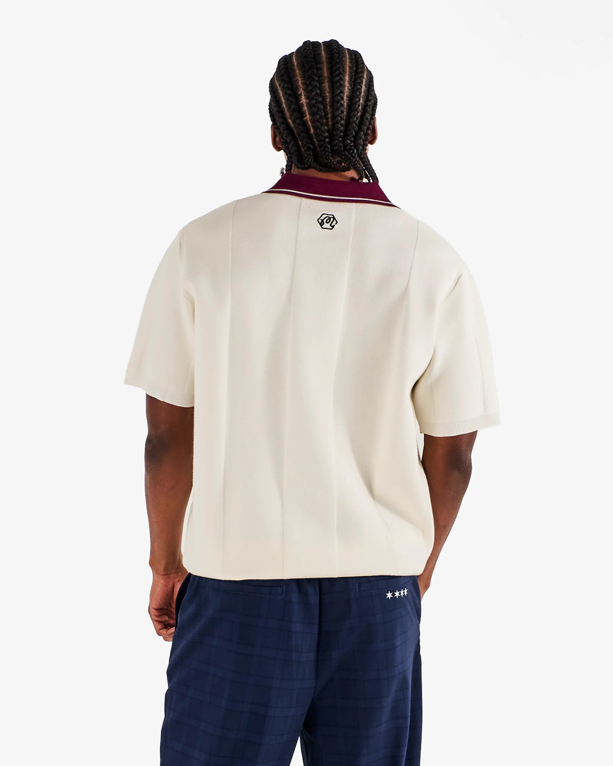 Malbon Golf Bettinardi Knit Polo Black Polo