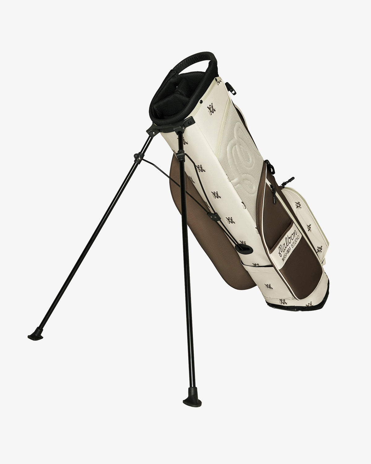 Malbon Golf x Daniel Arsham Monogram Walking Bag – Multi — product view, Malbon monogram golf walking stand bag, Gallery Streetwear Canada