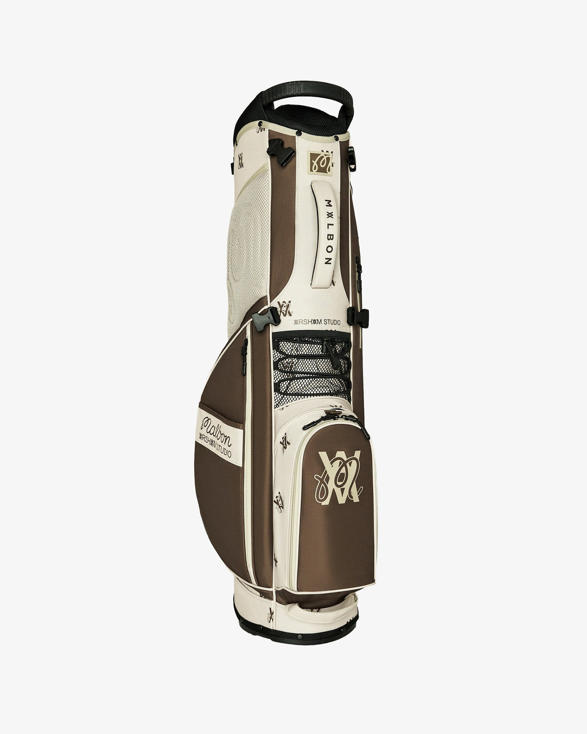 Malbon Golf x Daniel Arsham Monogram Walking Bag – Multi — product view, Malbon monogram golf walking stand bag, Gallery Streetwear Canada